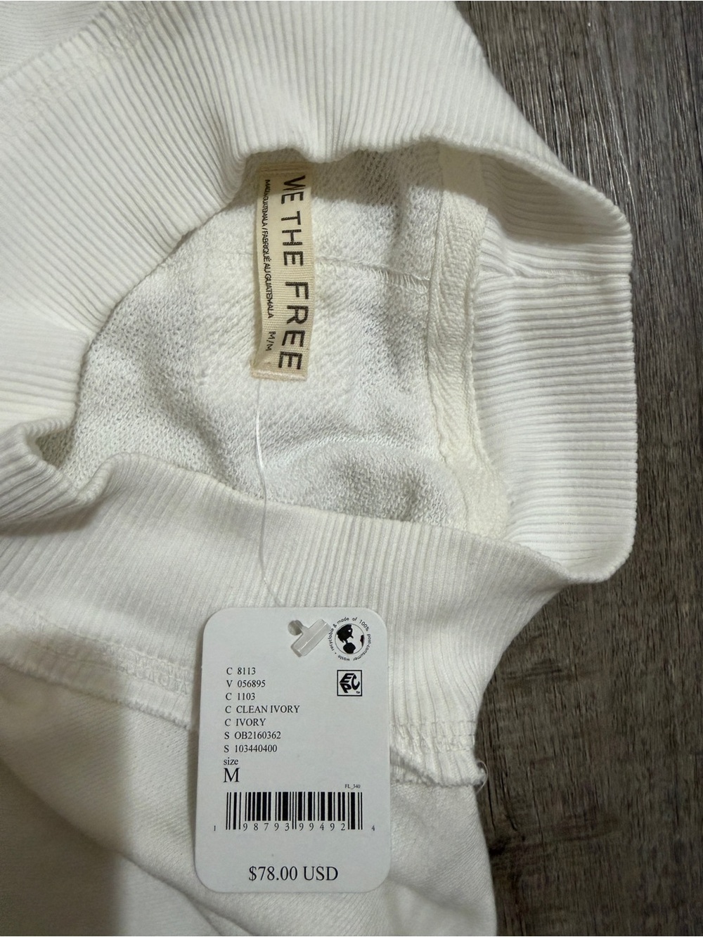 FREE PEOPLE We The Free Palm Springs Pullover in Clean Ivory - Picture 6 of 8